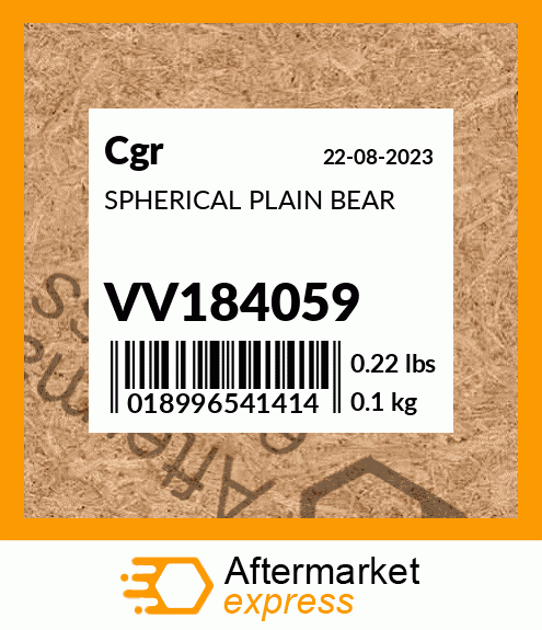 SPHERICAL PLAIN BEAR VV184059