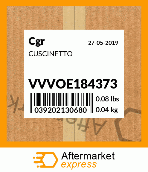 CUSCINETTO VVVOE184373