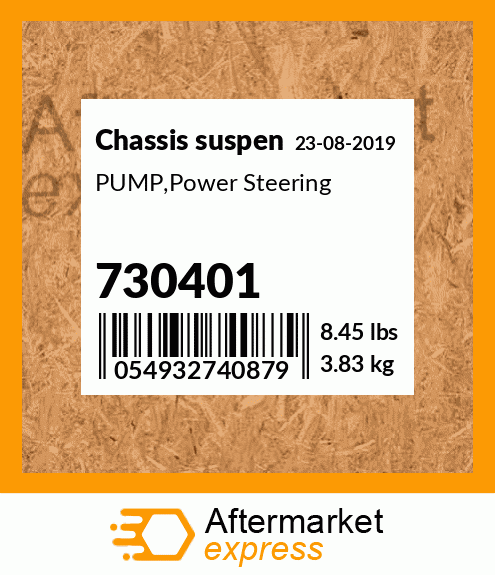 PUMP,Power Steering 730401