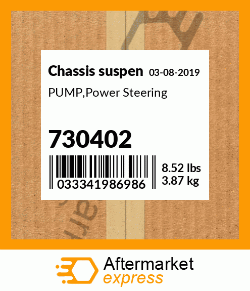 PUMP,Power Steering 730402