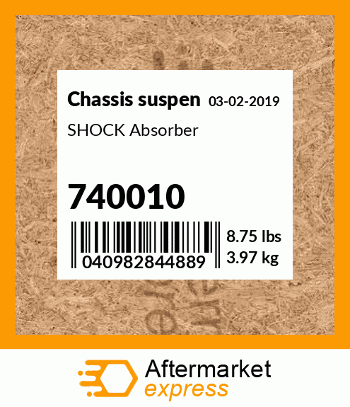 SHOCK Absorber 740010