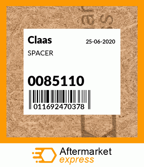 SPACER 0085110