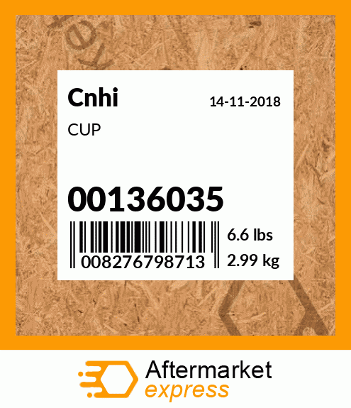 CUP 00136035