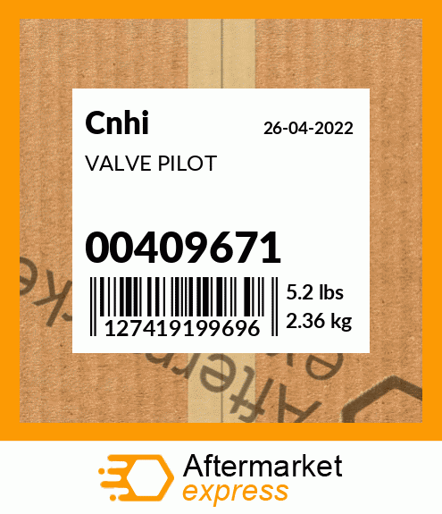 VALVE PILOT 00409671