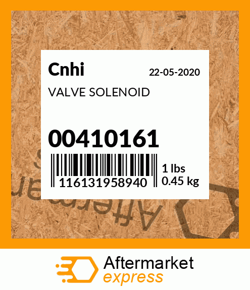 VALVE SOLENOID 00410161