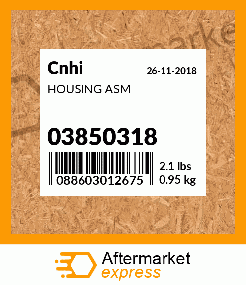 HOUSING ASM 03850318
