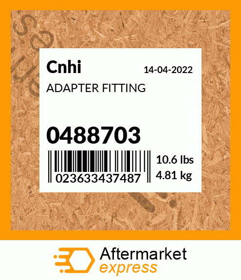 ADAPTER FITTING 0488703