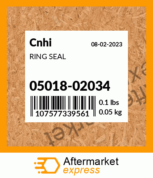 RING SEAL 05018-02034