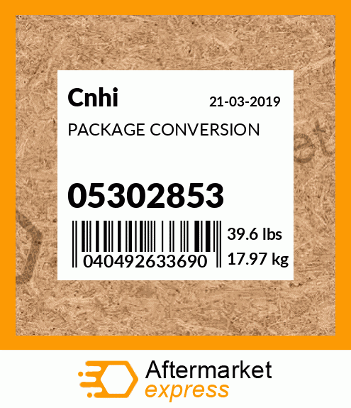 PACKAGE CONVERSION 05302853