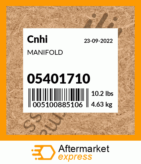 MANIFOLD 05401710