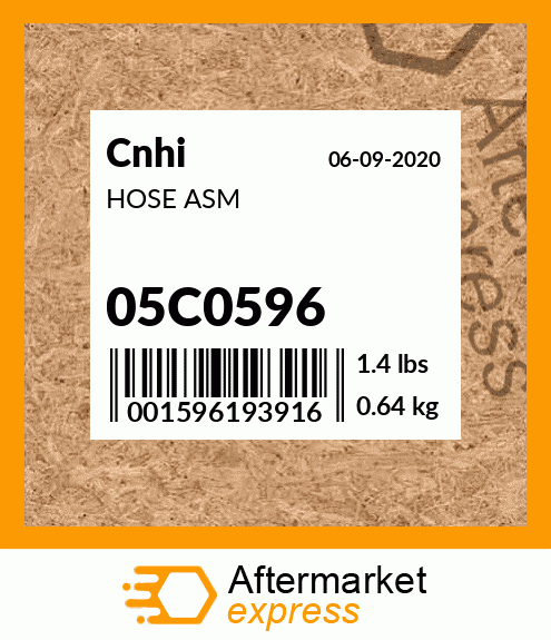 HOSE ASM 05C0596