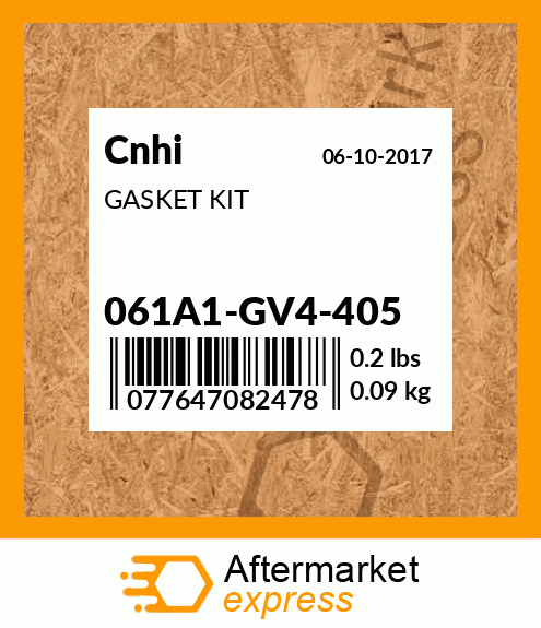 GASKET KIT 061A1-GV4-405