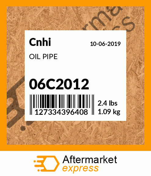 OIL PIPE 06C2012