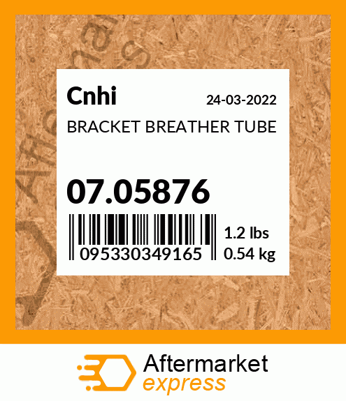 BRACKET BREATHER TUBE 07.05876