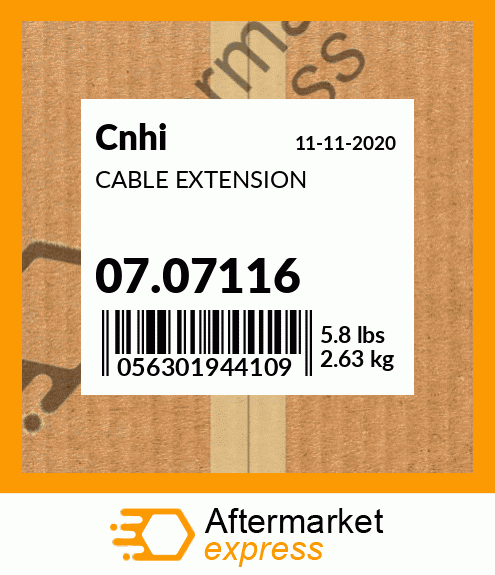CABLE EXTENSION 07.07116