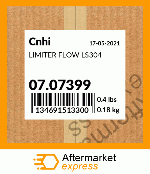 LIMITER FLOW LS304 07.07399