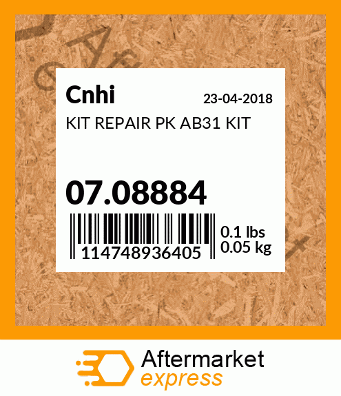 KIT REPAIR PK AB31 KIT 07.08884