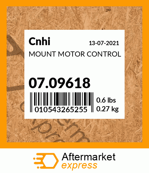 MOUNT MOTOR CONTROL 07.09618