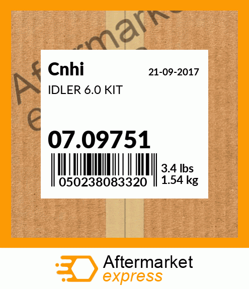 IDLER 6.0 KIT 07.09751