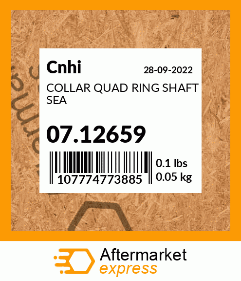 COLLAR QUAD RING SHAFT SEA 07.12659