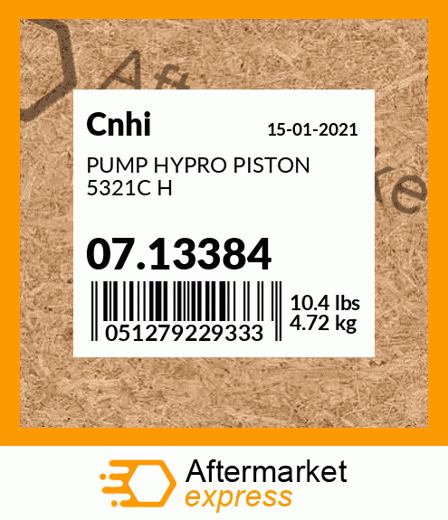 PUMP HYPRO PISTON 5321C H 07.13384