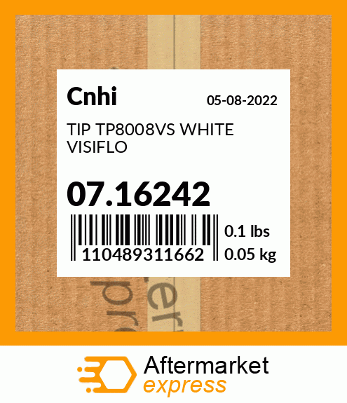 TIP TP8008VS WHITE VISIFLO 07.16242