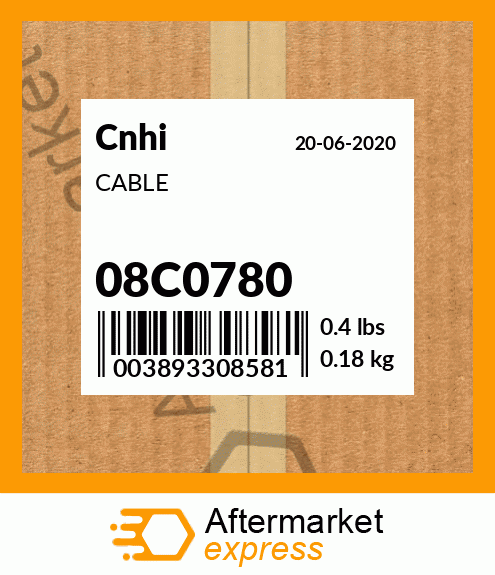 CABLE 08C0780