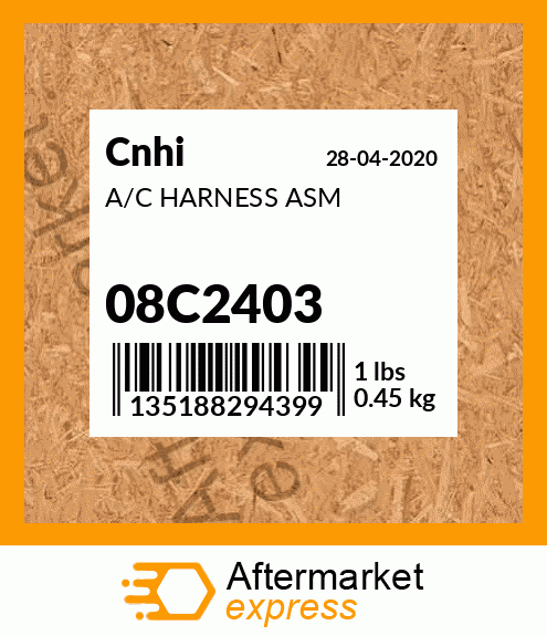 A/C HARNESS ASM 08C2403
