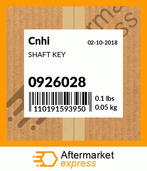 SHAFT KEY 0926028
