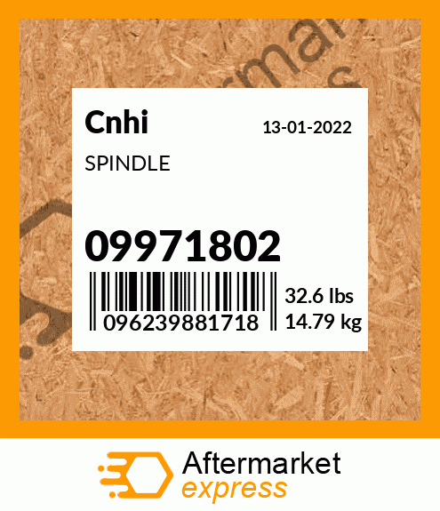SPINDLE 09971802