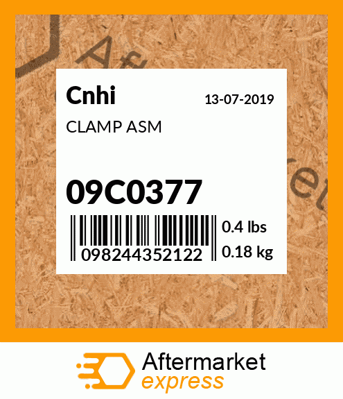 CLAMP ASM 09C0377
