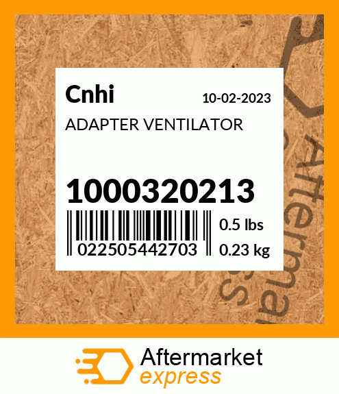ADAPTER VENTILATOR 1000320213