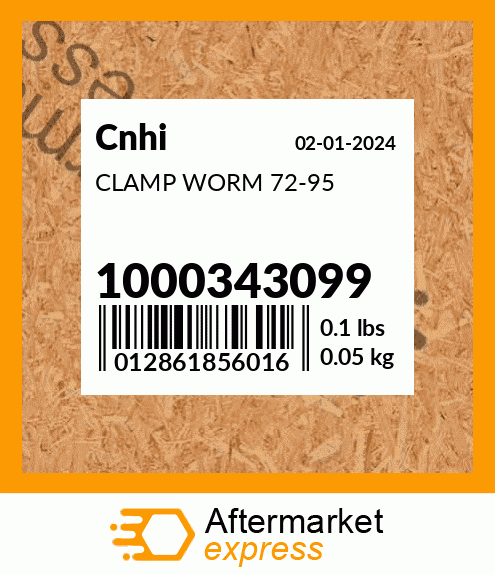 CLAMP WORM 72-95 1000343099
