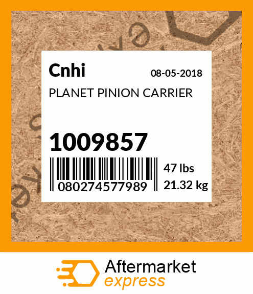 PLANET PINION CARRIER 1009857