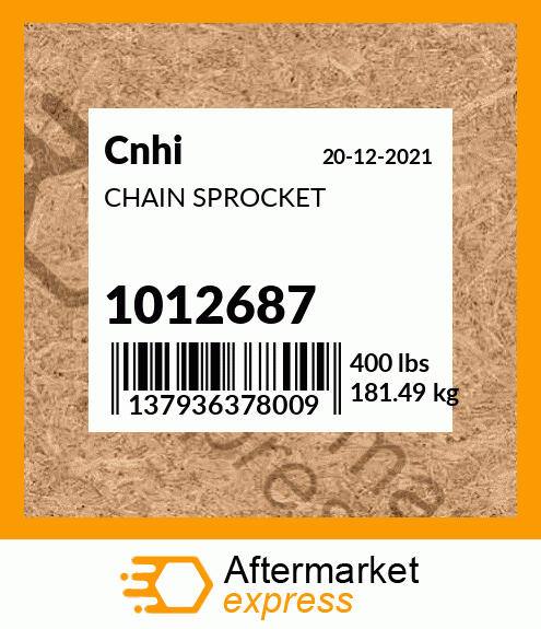 CHAIN SPROCKET 1012687