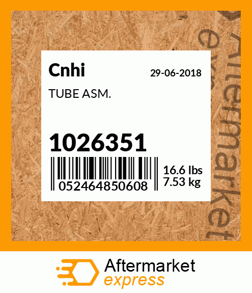 TUBE ASM. 1026351