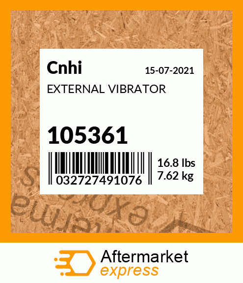 EXTERNAL VIBRATOR 105361