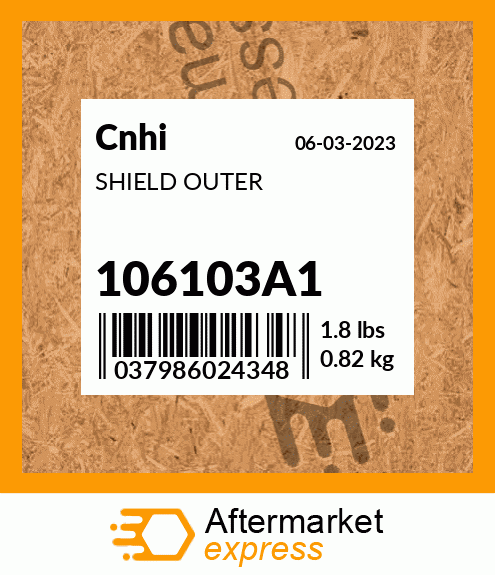SHIELD OUTER 106103A1