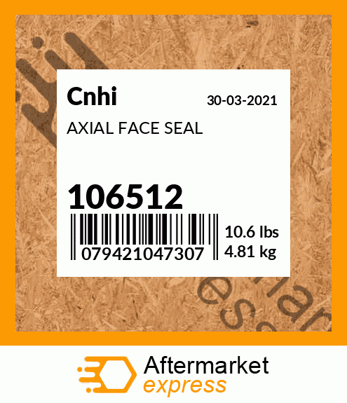 AXIAL FACE SEAL 106512