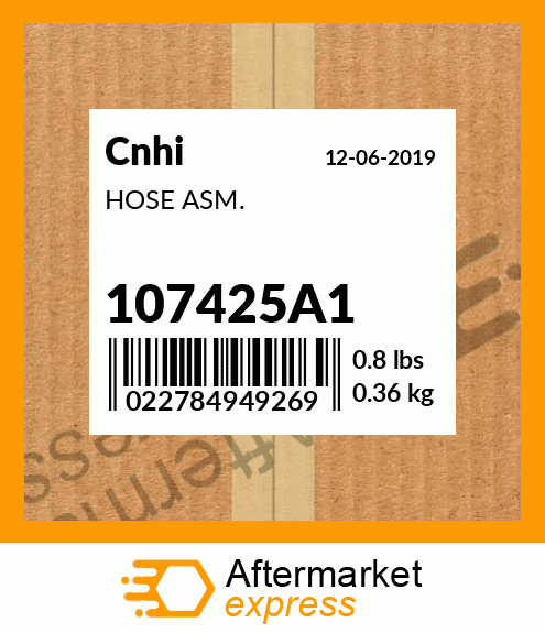 HOSE ASM. 107425A1
