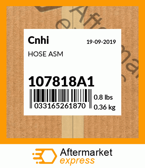 HOSE ASM 107818A1