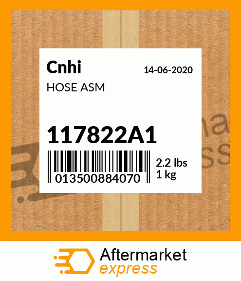 HOSE ASM 117822A1