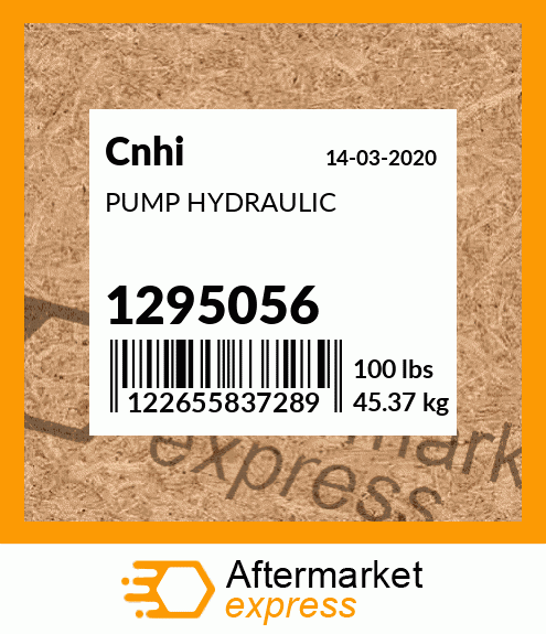 PUMP HYDRAULIC 1295056