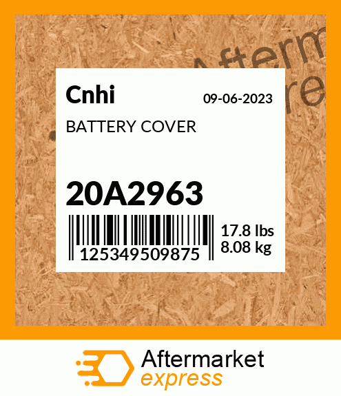 BATTERY COVER 20A2963
