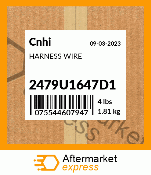 HARNESS WIRE 2479U1647D1