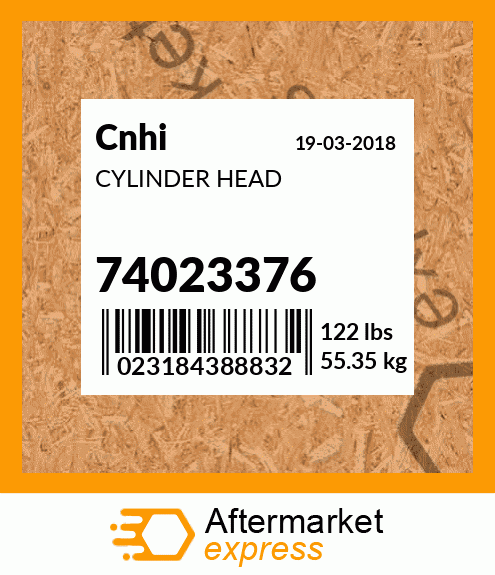 CYLINDER HEAD 74023376