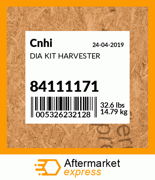 DIA KIT HARVESTER 84111171