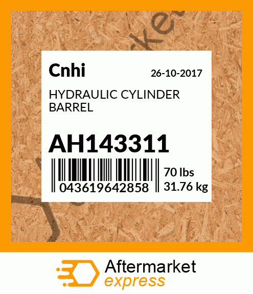 HYDRAULIC CYLINDER BARREL AH143311