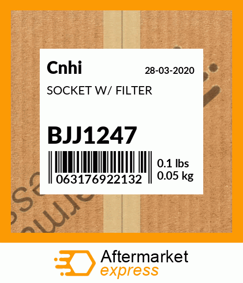 SOCKET W/ FILTER BJJ1247