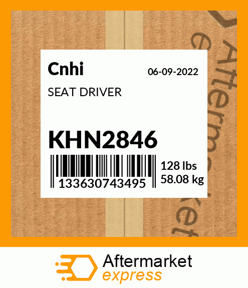 SEAT DRIVER KHN2846